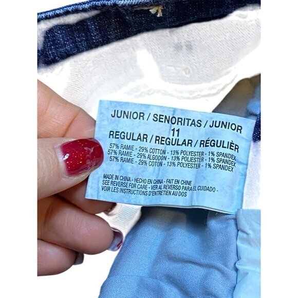 Y2K L.E.I. Ashley Lowrise Lace Up Front Size 11 - Picture 5 of 7